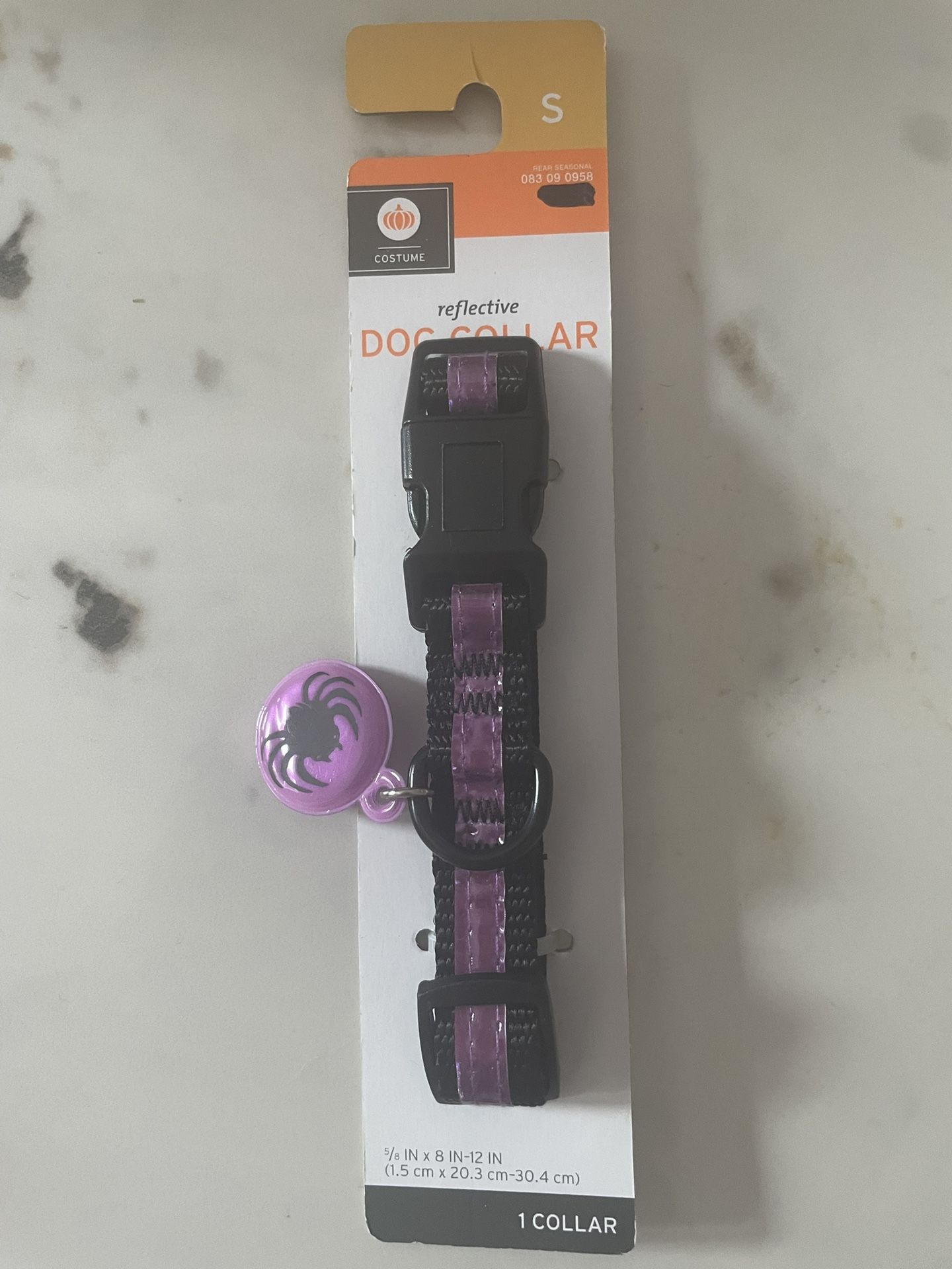 Reflective Dog Collar Purple Sz S Brand New