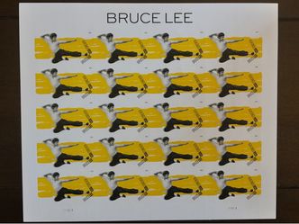 USPS Limited Edition Bruce Lee Stamps