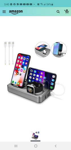Charging station for mobile phone and iwatch