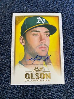 2018 Topps Gallery Matt Olson Auto