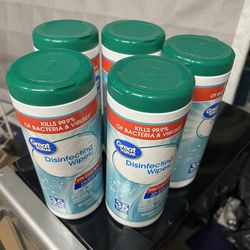 Desinfecting Wipes. News  6 Bottles 