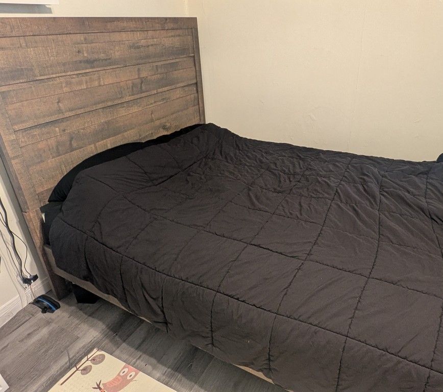 Queen Size Bed With Frame For Sale