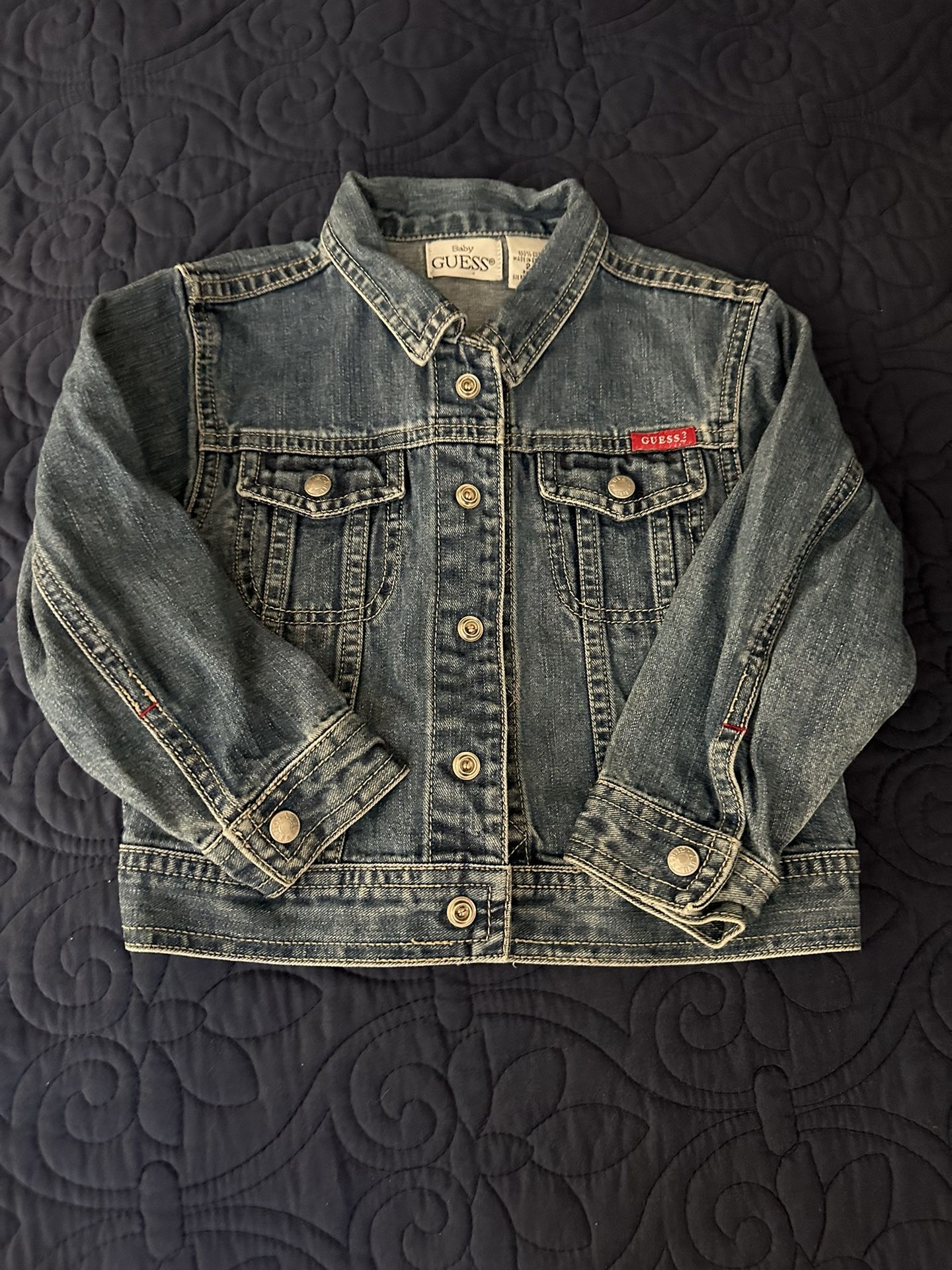 Baby Guess 2 Piece Jean Jacket & Jean Pants 24 Mos.$25!