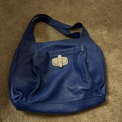 Blue Tote Handbag - Excellent Condition