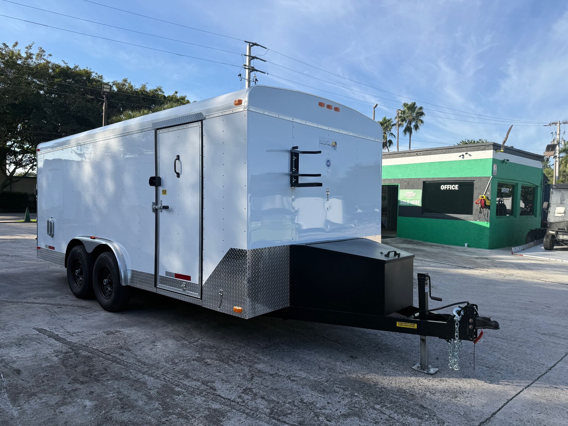Sun Coast 8 x 18 Landscape Enclosed Trailer 12k