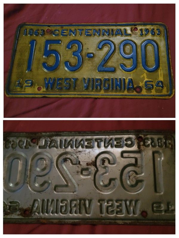 Vintage West Virginia Plate
