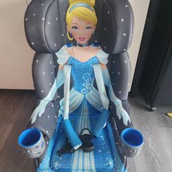 Cinderella 2-in-1 Harness Booster Car Seat