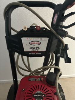 Pressure washer 300 psi