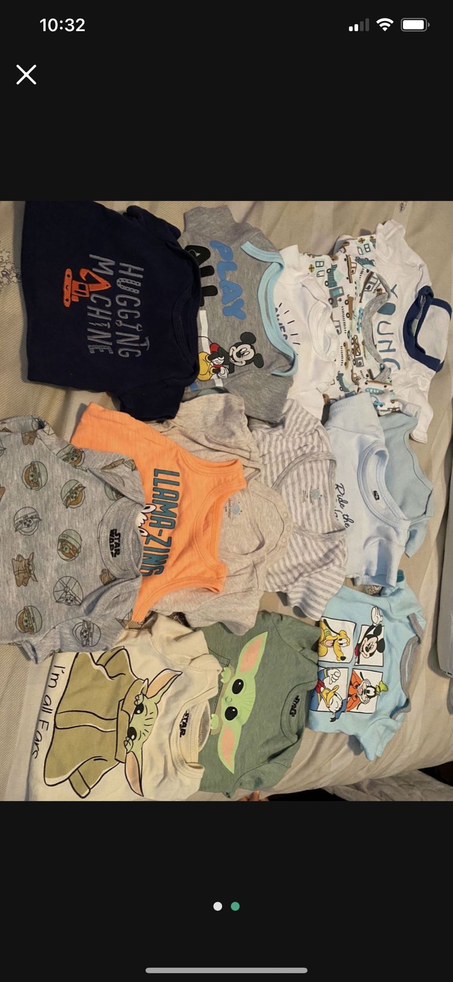 NB-6 Months ~Baby Boy/Little Brother Lot~ 50 Pcs 