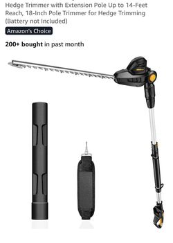 Pole hedge trimmer