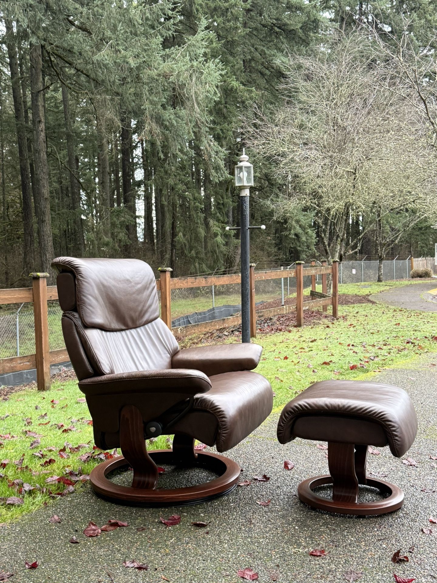 Ekornes Stressless Chair And Ottoman