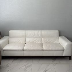 Small white couch