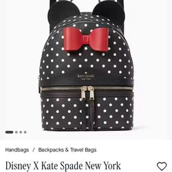 Disney Kate Spade X Minnie Mouse Backpack