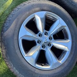4 2021 DODGE RAM 20” Rims-Tires $1300