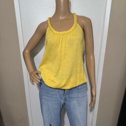 Women’s Yellow Summer Top Size Medium