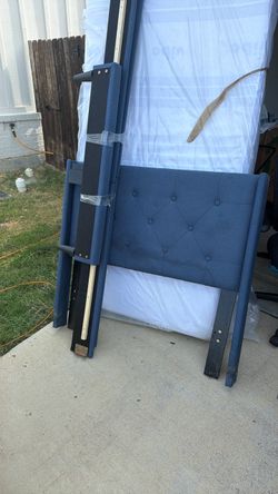 Blue XL Twin Bed
