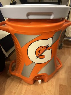 Orange Gatorade Cooler