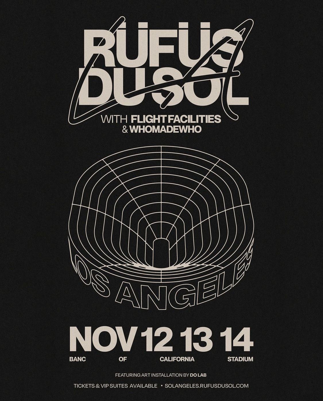 2 tickets to Rufus Du Sol 11/12/21  $80each 