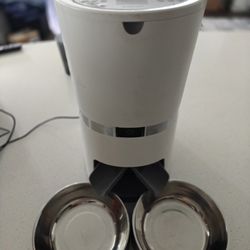 Automatic Cat Feeder, WellToBe Pet Feeder Food Dispenser for Cat & Small Dog and