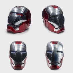 Iron Man Mask Mark V Interactive Face Plates with Voice Command and Lights BNWB
