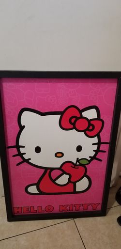 Big Hello kitty pic and frame