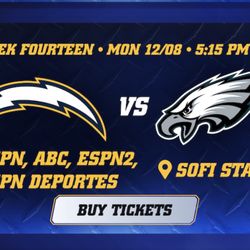 Eagles Vs Chargers 12-8-25