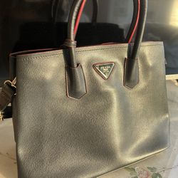 Red And Black Stunning Prada Bag 