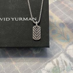  Necklace In Sterling Silver With Diamonds 