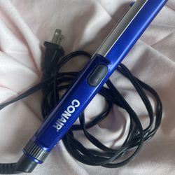ConAir mini (8”) portable flat iron hair straightener 32W