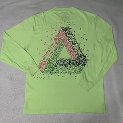 Palace Large Tri-Flect Longsleeve Fluro Yellow 