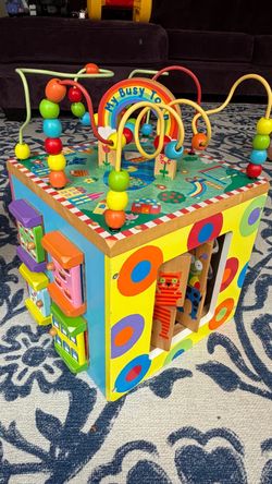 My Busy Town Wooden Activity Cube
