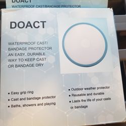 Doact Waterproof Arm Cast Protector for Shower Bath, Reusable Bandage Cover