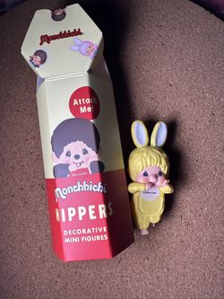 Monchhichi Hippers Chimutan Decorative Mini Figure Blind Box - Yellow Bunny
