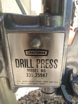 CRAFTSMAN drillpress
