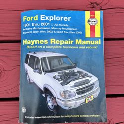 Haynes Repair Manual Ford Explorer 1(contact info removed)