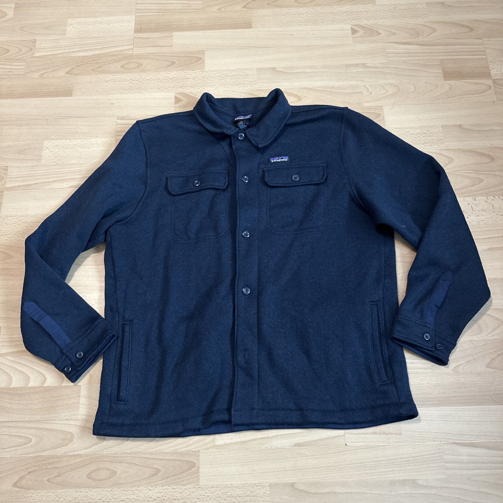 Patagonia Jacket Mens XXL Blue Better Sweater Shirt Coat Fleece Pockets
