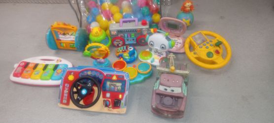 Lot of kids toys   Fisher Price, Mattel, EXT.
