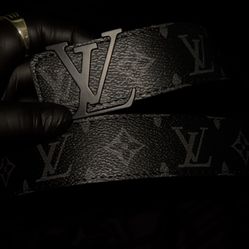 Black Leather Designer Belt size 33-35