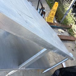6 foot aluminum table for  equipment