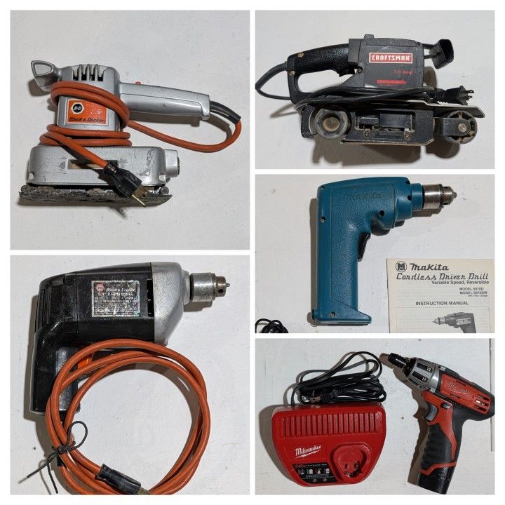 Various Vintage Power Tools