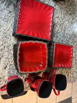 2 dishware sets each $60.00