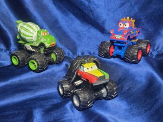Disney Pixar Cars Monster Truck Toys – Set of 3