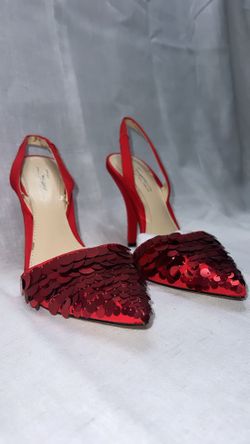 Imagine Vince Camuto Red Crimson Lydia Slingback - Women US Size 7.5M