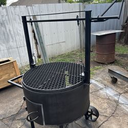 Parrilla Para Asar Carne  con Leña