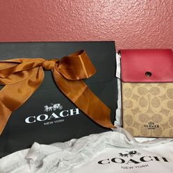 Coach Snap Phone Crossbody In Signature Canvas