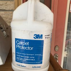 1 Gal 3M Carpet Protector Concentrate. Full To Black Line In Picture