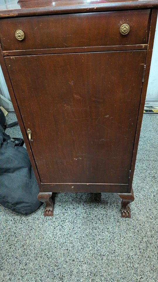 ANTIQUE SHEET MUSIC CABINET. City Of Orange