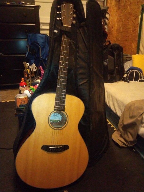 Brand New Breadlove Acoustic Guitar, With A Breadlove Guitar Soft Case