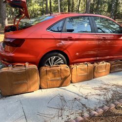 Vintage Knoxx Londondrey Suitcase set 5pc