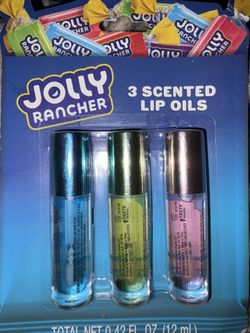Jolly Rancher Candy 3 Scented lip Gloss oil 0.42 Oz